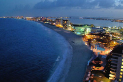 Cancun-by-night